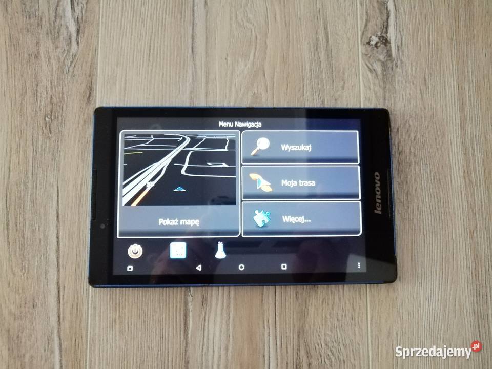 Lenovo tablet mapa IGO małopolskie Nowy Sącz