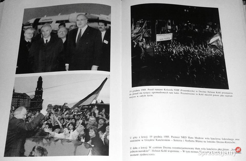 Helmut Kohl Pragnąłem jedności Niemiec Kai Chełm sprzedam