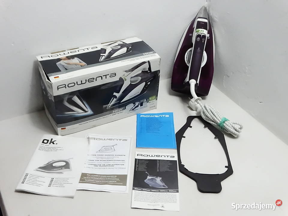 Żelazko Parowe Rowenta Focus 2500W Made In Biłgoraj