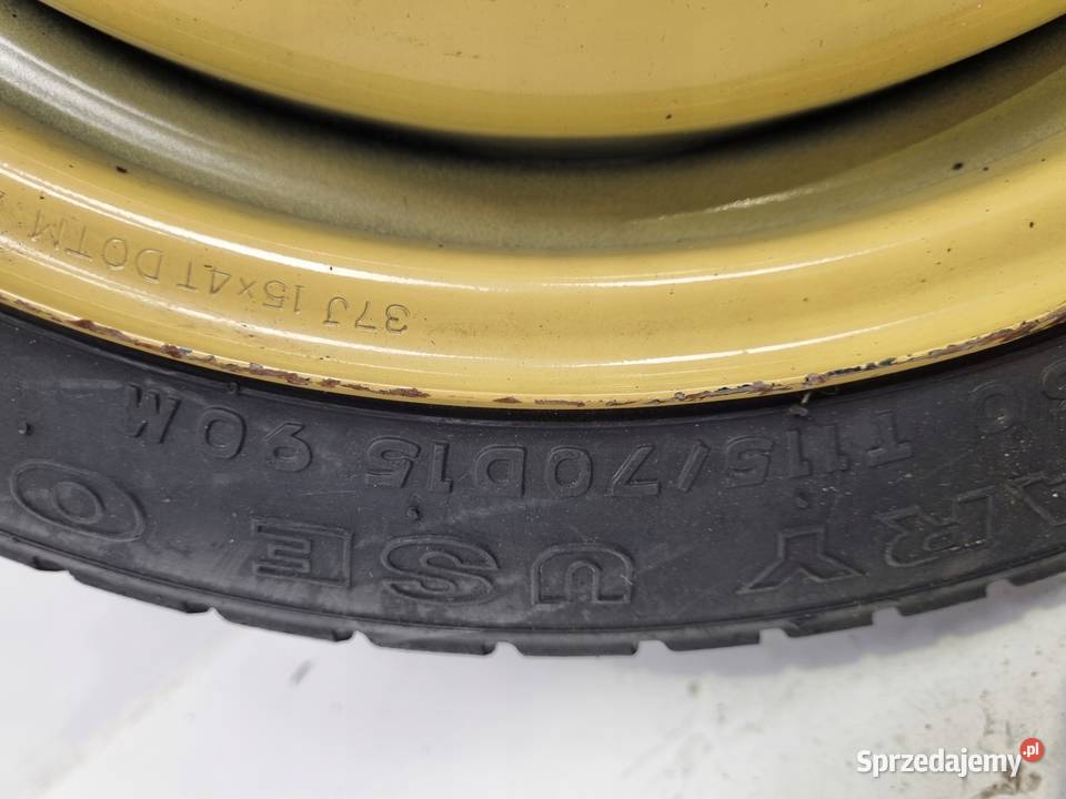 KOŁO DOJAZDOWE Mazda 3 I BK Dojazdówka 11570 R15 Chełm