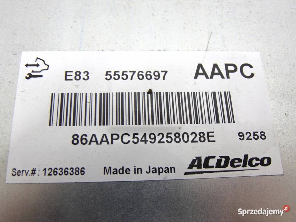 KOMPUTER STEROWNIK 55576697 OPEL CORSA D 14 16V Komputery