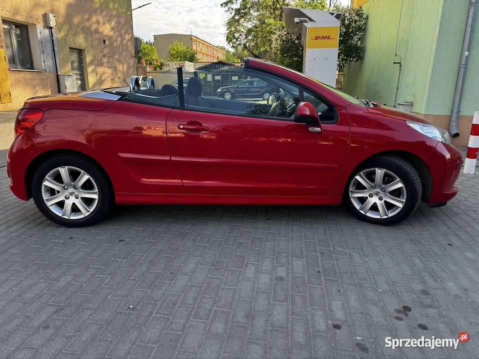 Peugot 207 cc 16 benz kabriolet zarejestrowany benzyna mazowieckie Żyrardów