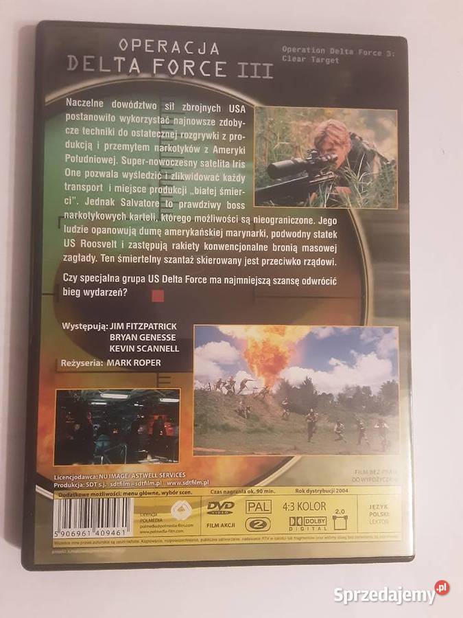 FILM DVD OPERACJA DELTA FORCE 3 Szczecinek sprzedam