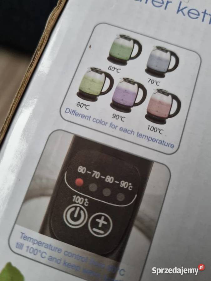 Czajnik elektryczny EMERIO 2200 W 17 l czarny Czastary