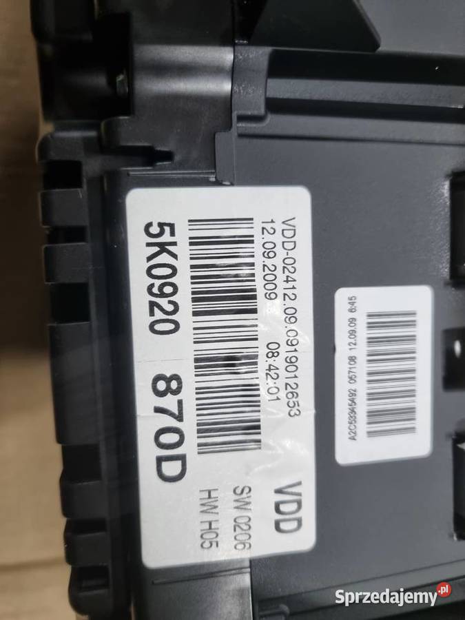 vw golf VI 14 tsi licznik zegary europa sprzedam