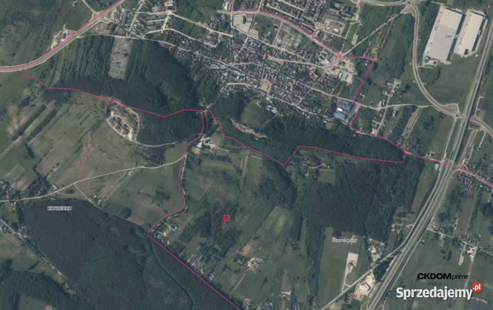 Działki lesie 15 min do Kielc 52zł/m2 Starochęciny