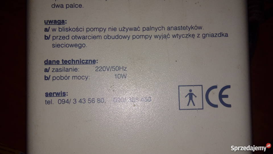pompa system przeciwodleżynowy Sława