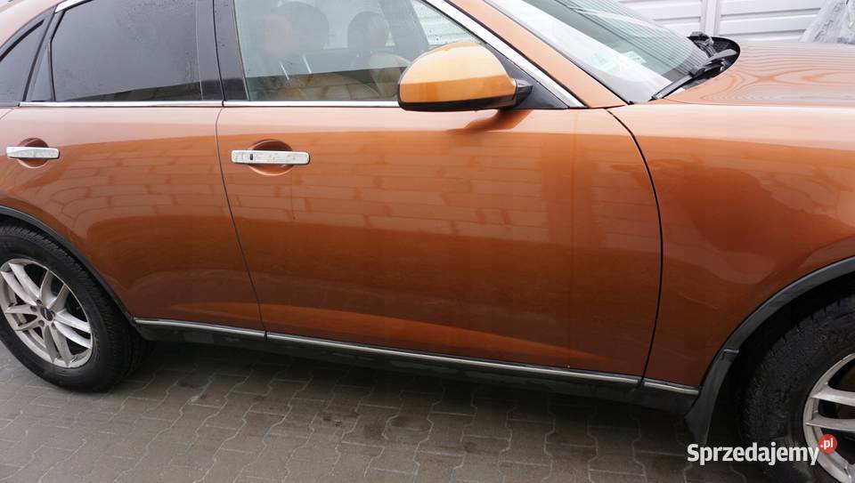 SZYBA DRZWI BOCZNA PRZÓD INFINITI FX35 FX45 0308 Karoseria Nowy Tomyśl