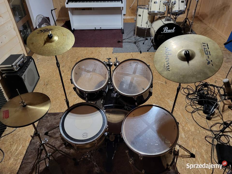 Perkusja Sonor kompletny zestaw nastrojonydowóz Słupca