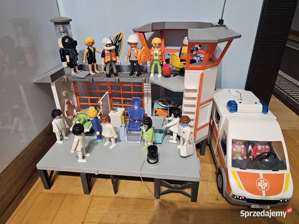 Playmobil stacja straży przybrzeżnej karetka Klocki Rzeszów
