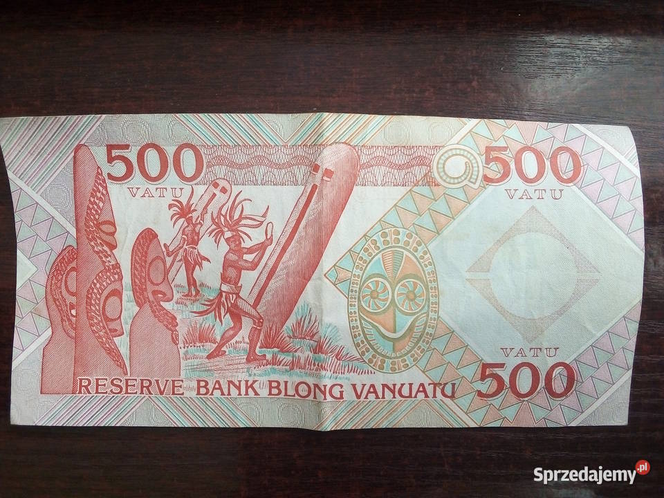 Banknot 500 vatu Vanuatu mazowieckie Płońsk