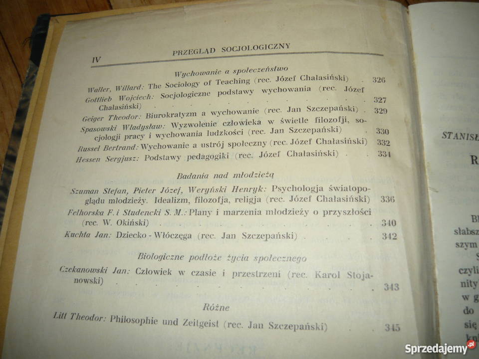 Przegląd Socjologiczny tom 3 1935