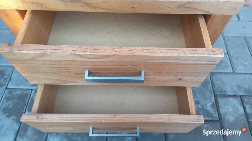 Szafka nocna drewniana Komoda Stolik nocny 725 Gawroniec