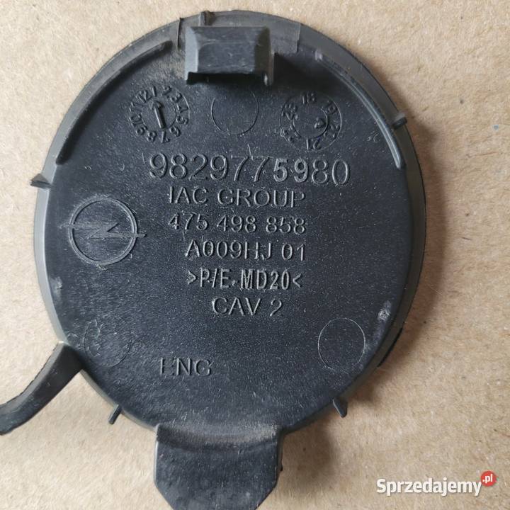 Corsa F zaslepka 9829775980 Opel Corsa F osobowe Części samochodowe wielkopolskie Leszno