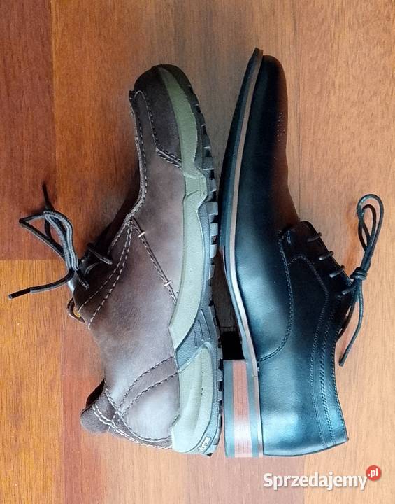 Eleganckie półbuty skórzane Derby Brogue firmy Katowice