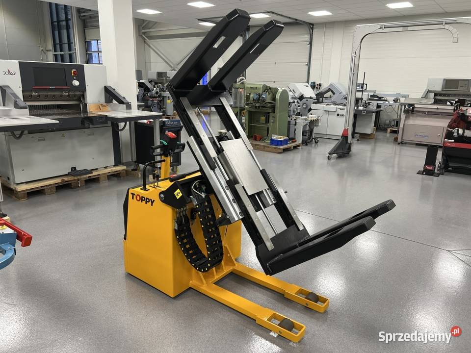 Obracarka palet papieru Toppy na wózku Radom