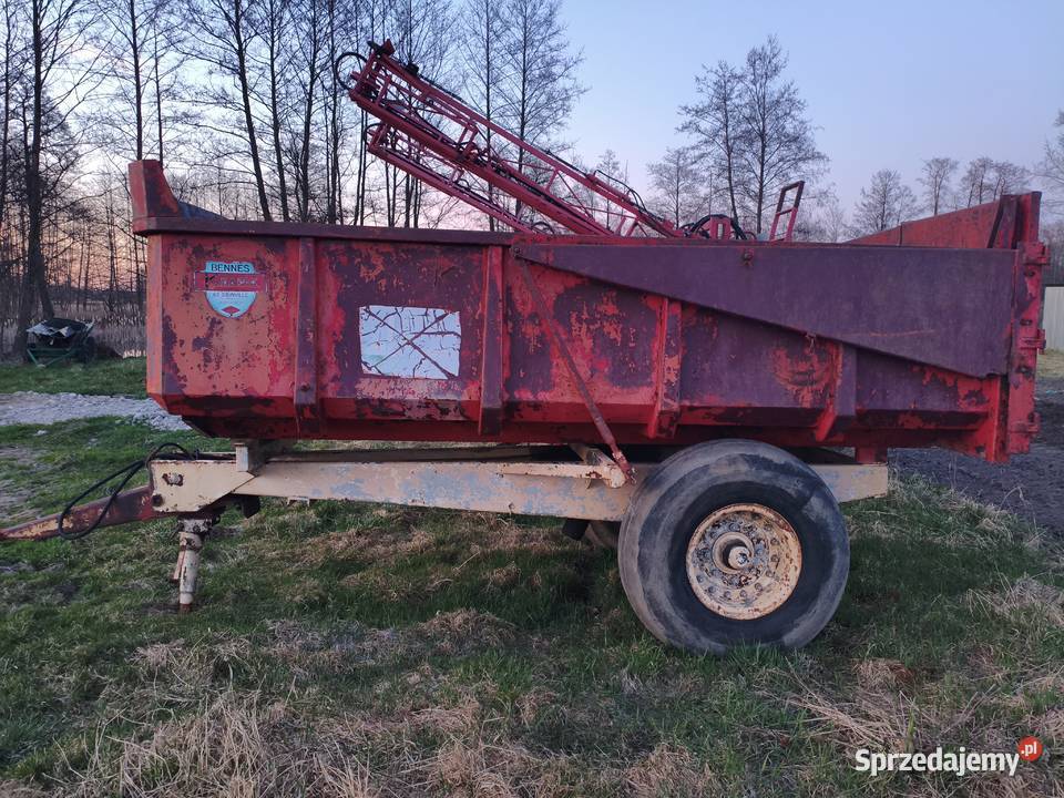 przyczepa wywrotka skorupa 8t nieuszkodzony mazowieckie Sadowne