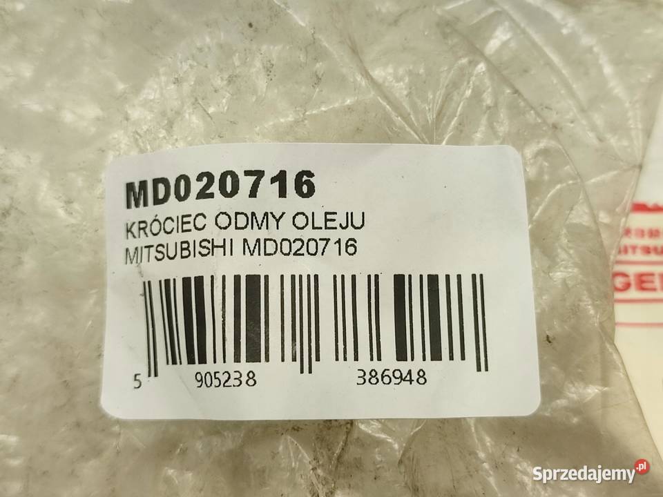 KRÓCIEC ODMY OLEJU MITSUBISHI MD020716 osobowe