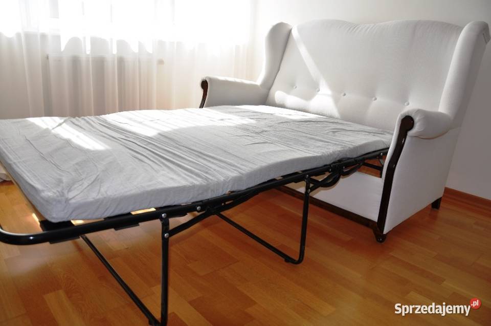 Sofa 2 os z funkcją rozkładania i puf RADPOL mazowieckie