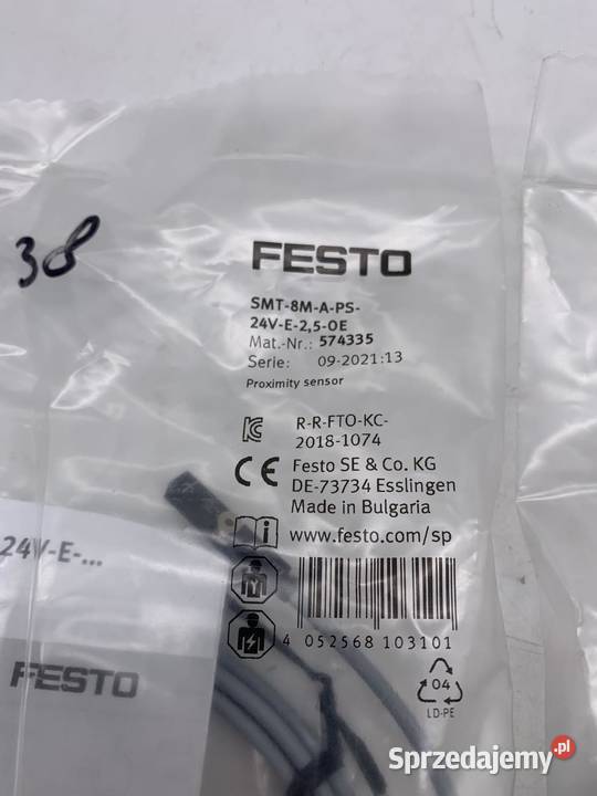 Festo SMT 8M A 24V E 2 5 OE 574335 Czujnik mazowieckie sprzedam
