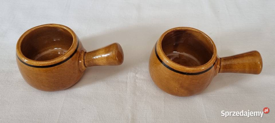 2 małe ceramiczne naczynia do zapiekania z Warszawa