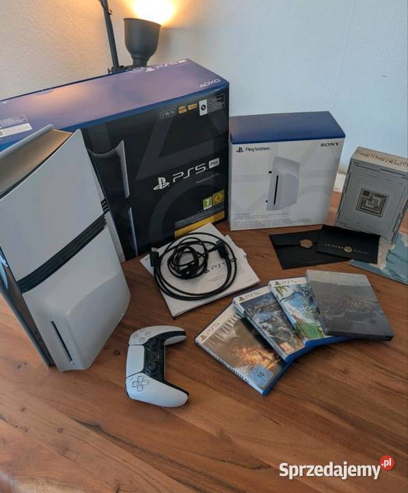 Konsola PlayStation 5 pro z napędem i grami