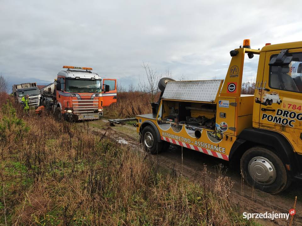 Mercedes 814 Holownik Pomoc Drogowa Laweta z