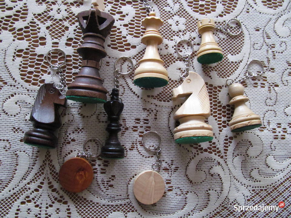 Breloki figurki szachowe zestaw 9 Lublin