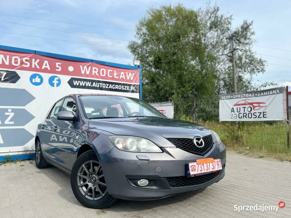Mazda 3 16 Diesel 2007 Alufelgi Klima Zadbany Wrocław sprzedam