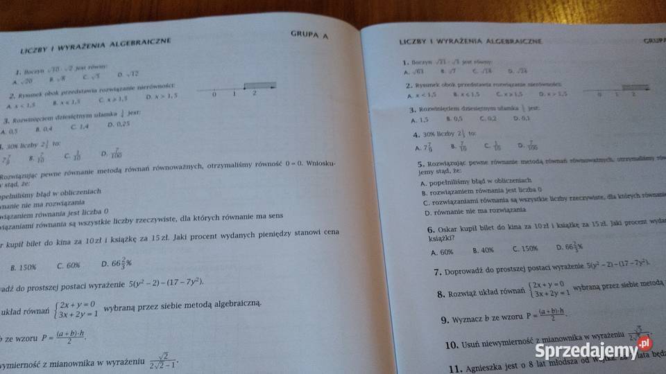 Matematyka 3 sprawdziany klasy trzeciej Rok wydania 2002 Gdańsk