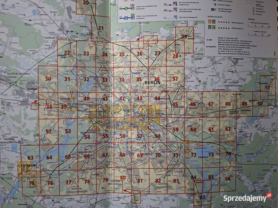 Berlin atlas miasta i okolic TOP MAPA 110 000 Kraków