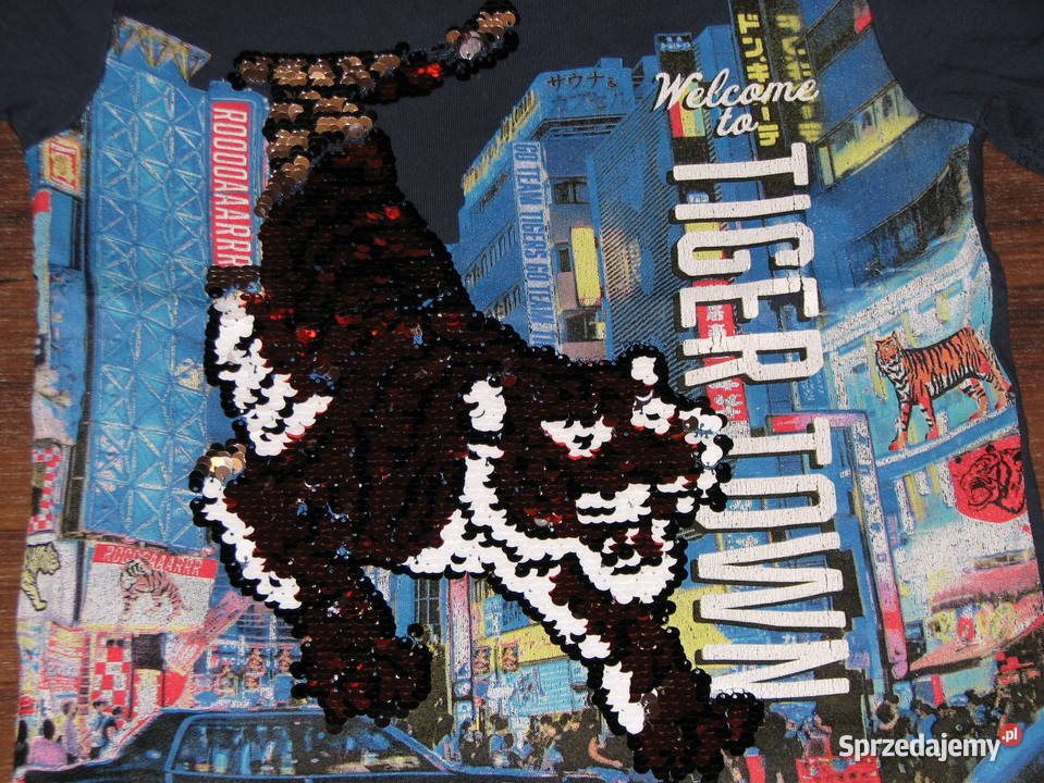 HM koszulka cekinowy tygrys 104 Wrocław