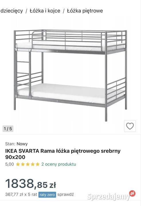 Sprzedam łóżko piętrowe metalowe Łóżka Toruń