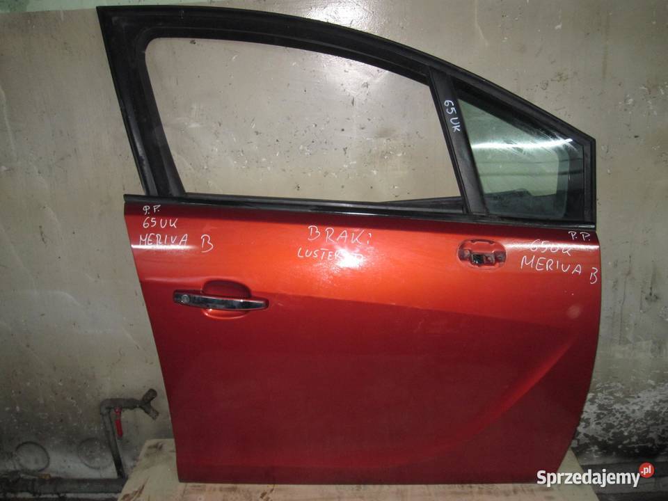 OPEL MERIVA B 12r drzwi prawe przód świętokrzyskie