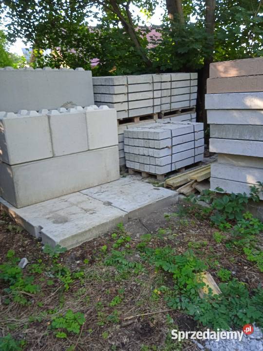 Mury oporowe Cegły, bloczki i pustaki mazowieckie Warszawa