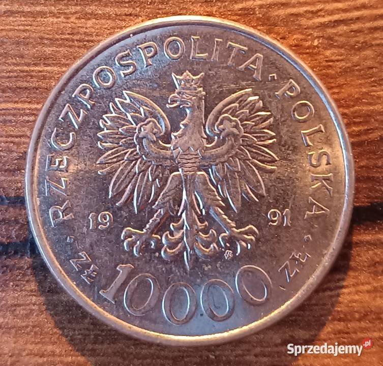 Moneta 200 rocznica Konstytucji 3 maja 10000 Pozostałe Zbylitowska Góra