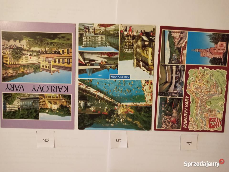 POCZTÓWKI KARLOVY VARY Zestaw 41 Szczecinek