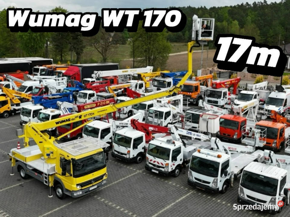 Mercedes Atego Zwyżka WUMAG WT 170 17m w bok 12m sprzedam