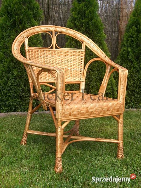 Fotel z maty wiklinowej Nowa Sarzyna