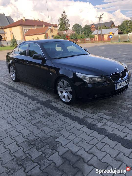 BMW E60 525i Benzyna Gaz Czarny Met Zadbany Zarejestrowany w Polsce