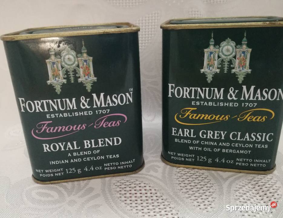 Puszka angielskiej herbacie Royal Blend i Earl łódzkie