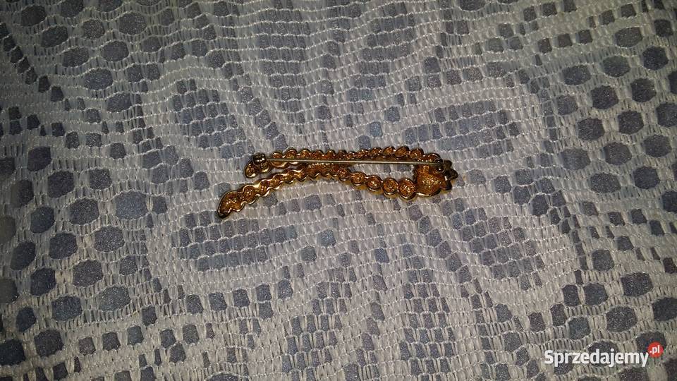 Stara broszka ptasie oczko Ochojno