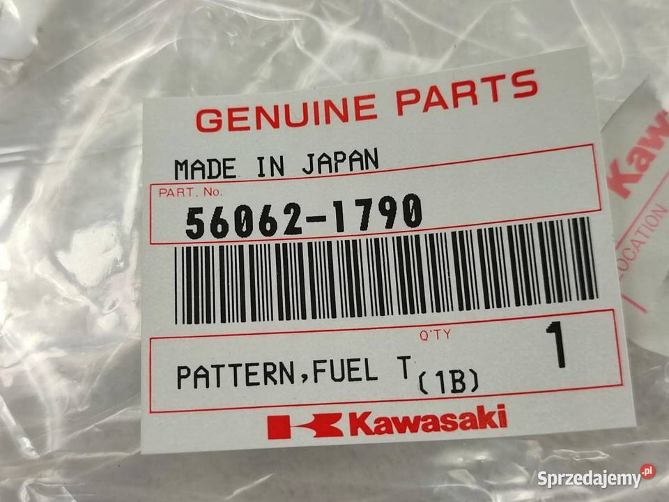 NAKLEJKA NA BAK PRAWA STR KAWASAKI ZX900C2 NINJA Emblematy