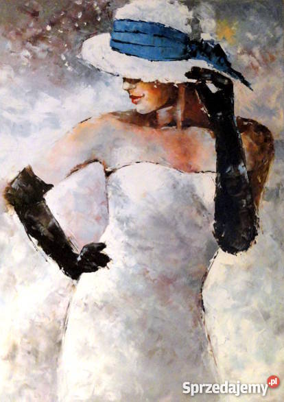 Obraz olejny 50x70 dziewczyna akt Malarstwo Warszawa