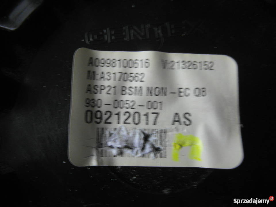 2 lusterko mercedes asystent CSE GLC A0998100616 Pozostałe Szczecin