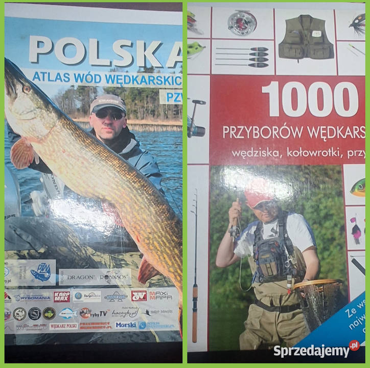 Książka 2 Atlas PZW i 1000 Przyborów Łódź sprzedam