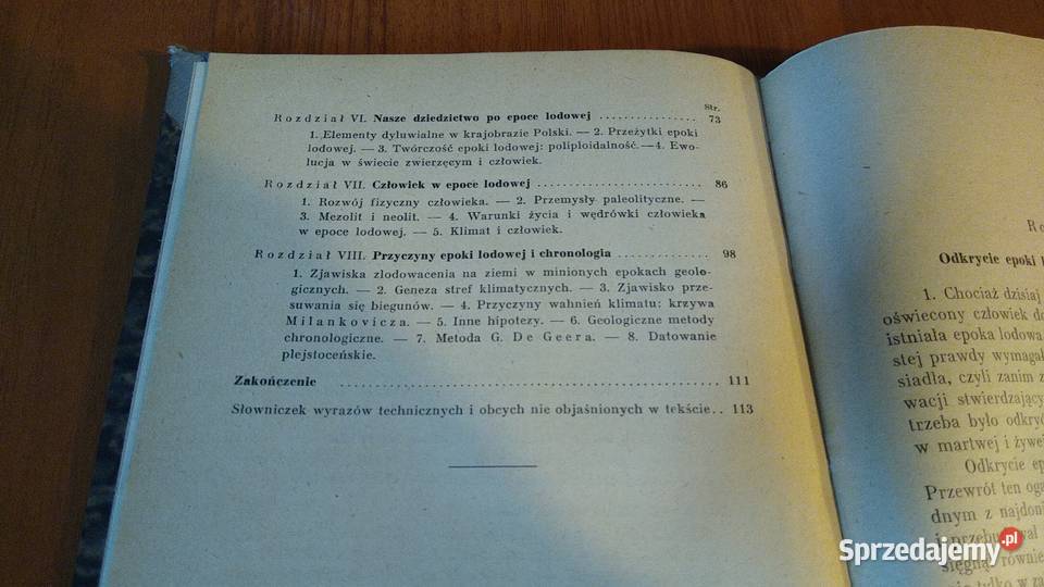 Epoka lodowa Władysław Szafer Biblioteka Gdańsk