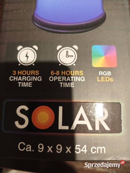 Lampa solarna LED wysoki slupek Dębica sprzedam