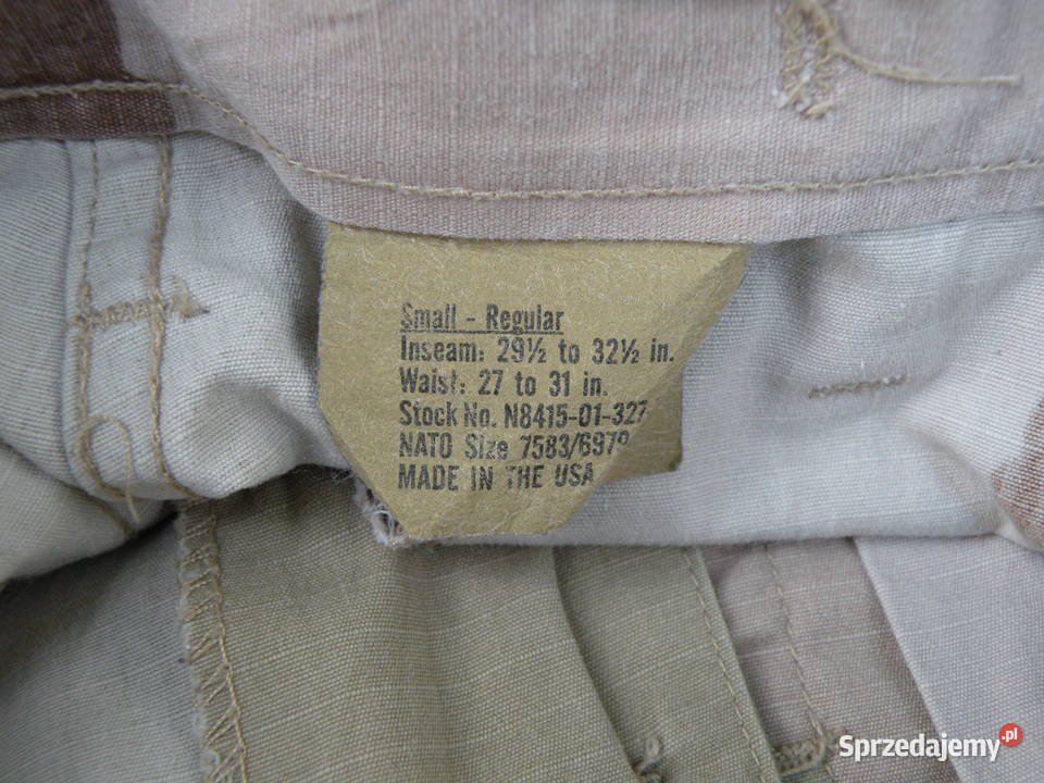 Mundur bdu 3 color small regular USMC ripstop dolnośląskie Wrocław