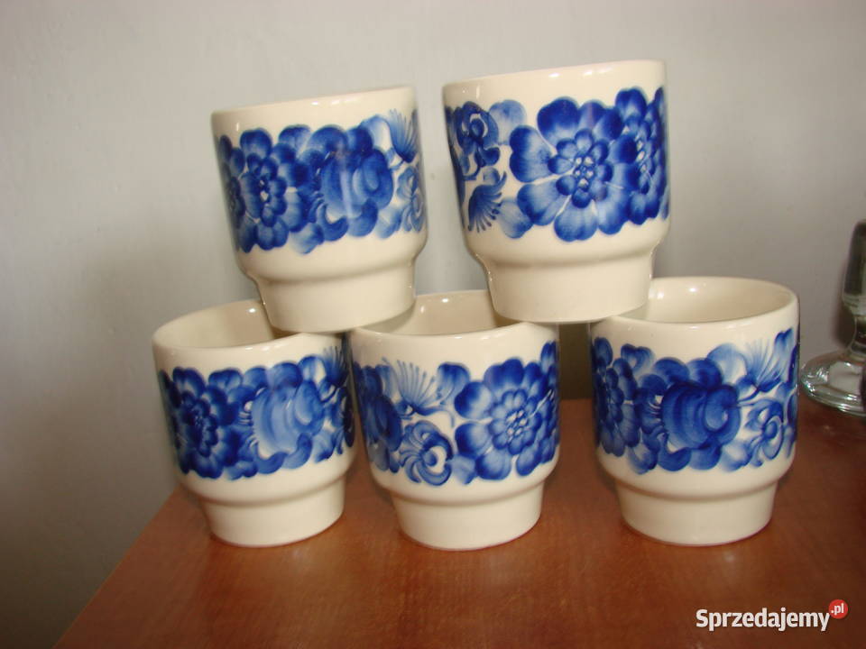 Włocławek fajansowy kubeczek PRL pomorskie Pruszcz Gdański sprzedam